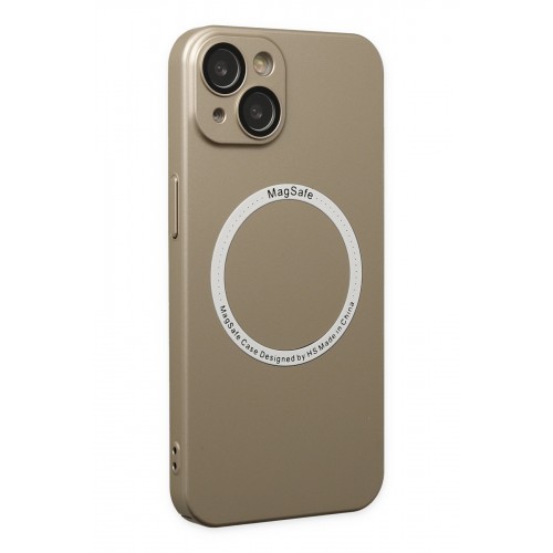 Newface iPhone 13 Kılıf Jack Magneticsafe Lens Silikon - Gold Newface iPhone 13 Kılıf Jack Magneticsafe Lens Silikon - Gold