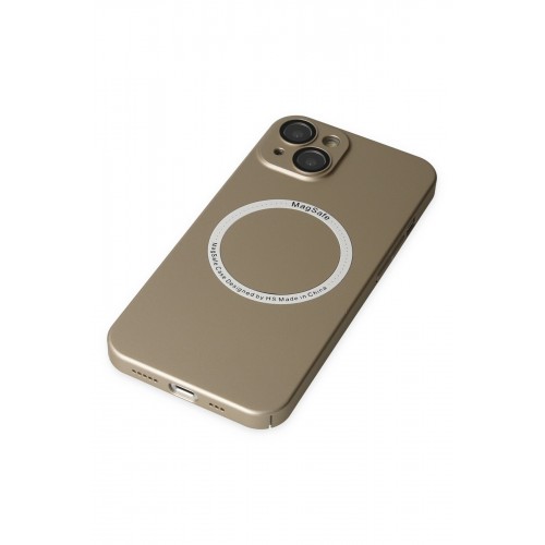 Newface iPhone 13 Kılıf Jack Magneticsafe Lens Silikon - Gold Newface iPhone 13 Kılıf Jack Magneticsafe Lens Silikon - Gold
