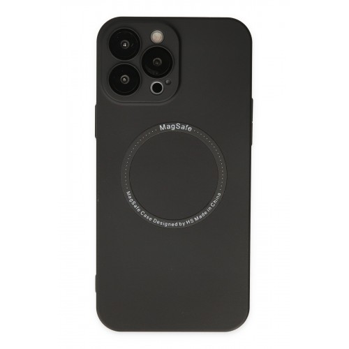 Newface iPhone 13 Pro Kılıf Jack Magneticsafe Lens Silikon - Siyah