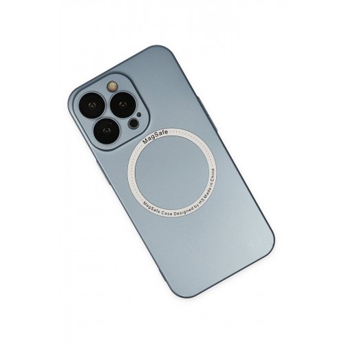 Newface iPhone 13 Pro Kılıf Jack Magneticsafe Lens Silikon - Sierra Blue Newface iPhone 13 Pro Kılıf Jack Magneticsafe Lens Silikon - Sierra Blue