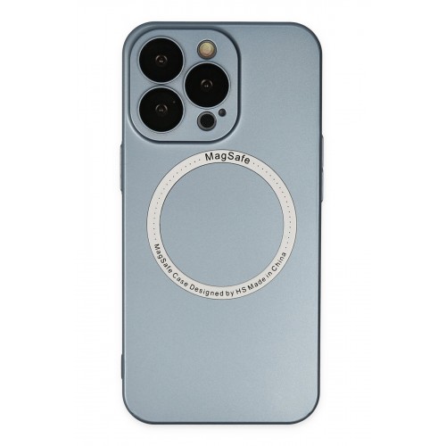 Newface iPhone 13 Pro Kılıf Jack Magneticsafe Lens Silikon - Sierra Blue