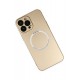 Newface iPhone 13 Pro Max Kılıf Jack Magneticsafe Lens Silikon - Gold