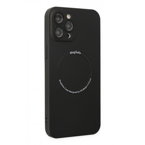 Newface iPhone 12 Pro Max Kılıf Jack Magneticsafe Lens Silikon - Siyah Newface iPhone 12 Pro Max Kılıf Jack Magneticsafe Lens Silikon - Siyah