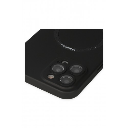 Newface iPhone 12 Pro Max Kılıf Jack Magneticsafe Lens Silikon - Siyah Newface iPhone 12 Pro Max Kılıf Jack Magneticsafe Lens Silikon - Siyah