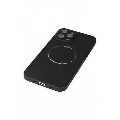 Newface iPhone 12 Pro Max Kılıf Jack Magneticsafe Lens Silikon - Siyah Newface iPhone 12 Pro Max Kılıf Jack Magneticsafe Lens Silikon - Siyah