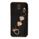 Newface Samsung Galaxy J7 Pro / J730 Kılıf Esila Silikon - Siyah