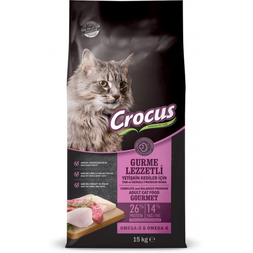 Crocus Gurme Yetişkin Kedi Maması 15 Kg Crocus Gurme Yetişkin Kedi Maması 15 Kg