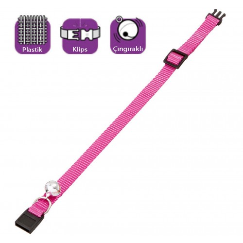 Karlıe Boyun Tasma Çıng. 30 Cm Pembe Karlıe Boyun Tasma Çıng. 30 Cm Pembe