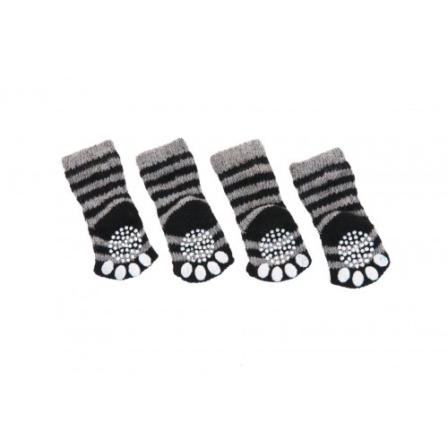 Karlıe Köpek Çorabı 4lü M 52x40mm Gri-siyah Karlıe Köpek Çorabı 4lü M 52x40mm Gri-siyah