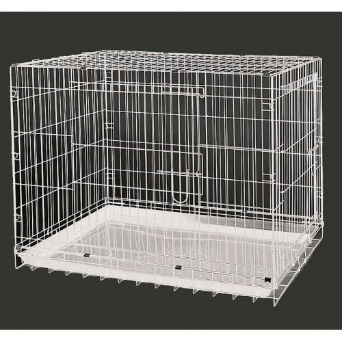 Dayang Köpek Kafesi Beyaz 108x69x77.5 Dayang Köpek Kafesi Beyaz 108x69x77.5