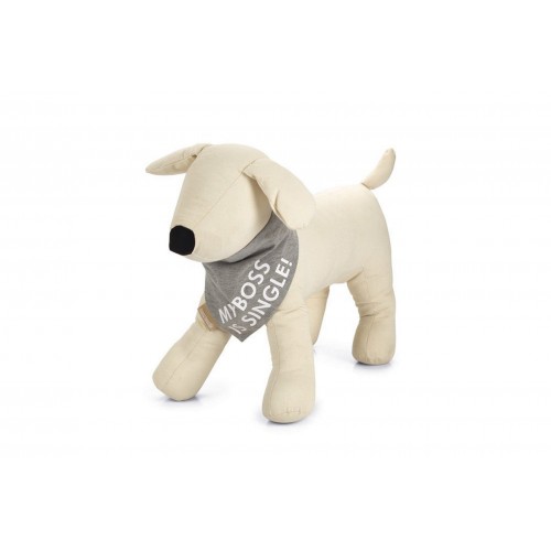 Beeztees Bandana Boyun Tasması Gri 22*12 Cm Small
