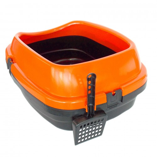Pet Garden Açık Kedi Tuv. Kabı Kürekli 49,5*40*22h Pet Garden Açık Kedi Tuv. Kabı Kürekli 49,5*40*22h