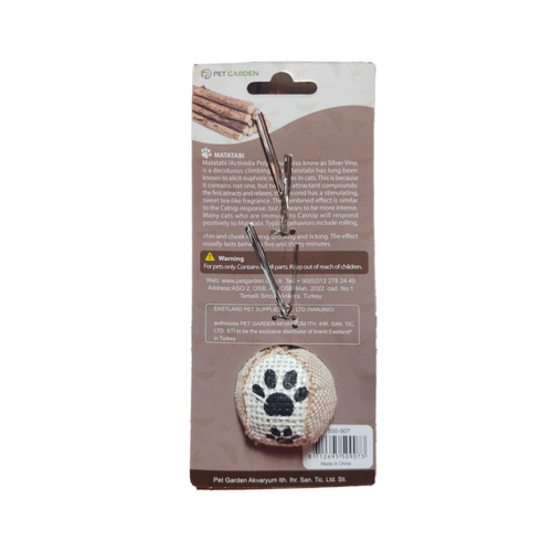Eastland Matatabi Tüylü Toplu Kedi Oyuncağı 9 Cm Eastland Matatabi Tüylü Toplu Kedi Oyuncağı 9 Cm