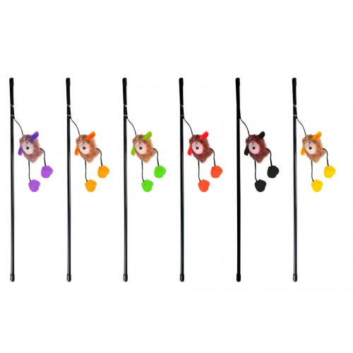Karlıe Kedi Oltası Sesli Kirpi 50cm Karışık Renkli Karlıe Kedi Oltası Sesli Kirpi 50cm Karışık Renkli