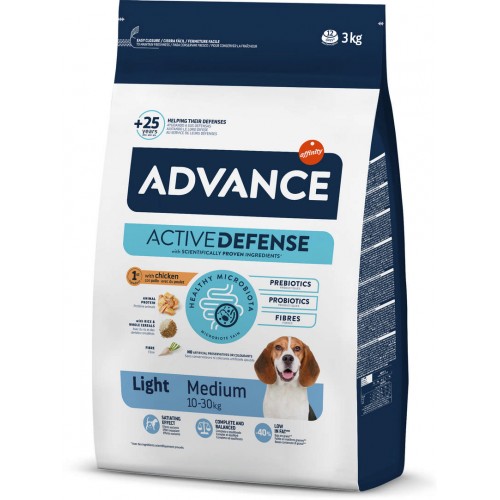 Advance Dog Medıum Lıght 3 Kg Advance Dog Medıum Lıght 3 Kg