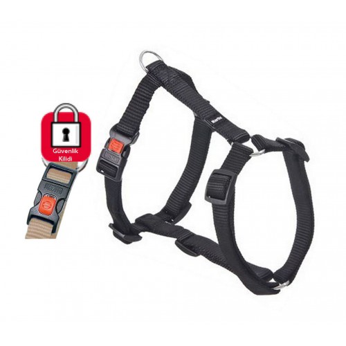 Karlıe Kilitli Göğüs Tasma 45-70cm Siyah Karlıe Kilitli Göğüs Tasma 45-70cm Siyah