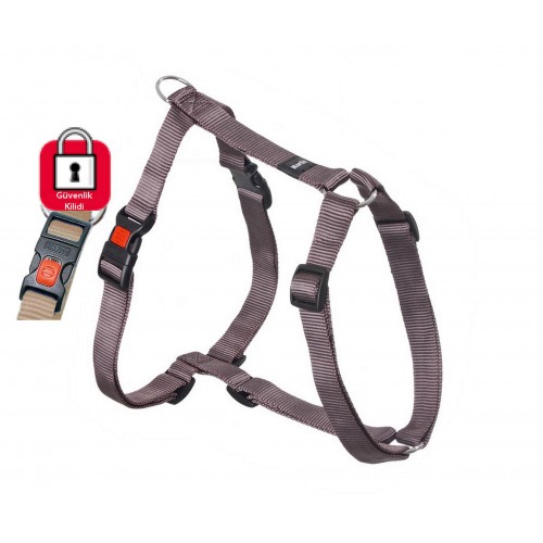 Karlıe Kilitli Göğüs Tasma M 45-70cm Gri Karlıe Kilitli Göğüs Tasma M 45-70cm Gri