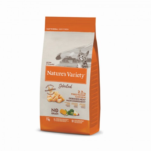 NATURES VARİETY CAT KITTEN NO GRAIN FREE RANGE CHICKEN 7 KG