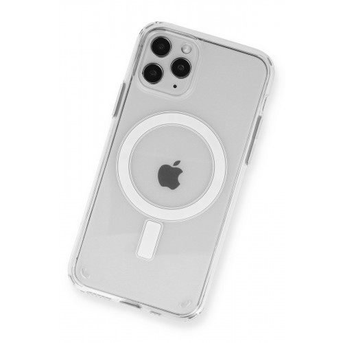 Newface iPhone 11 Pro Max Kılıf Magneticsafe Şeffaf Silikon - Şeffaf Newface iPhone 11 Pro Max Kılıf Magneticsafe Şeffaf Silikon - Şeffaf