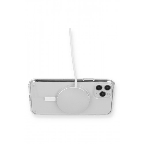 Newface iPhone 11 Pro Max Kılıf Magneticsafe Şeffaf Silikon - Şeffaf Newface iPhone 11 Pro Max Kılıf Magneticsafe Şeffaf Silikon - Şeffaf