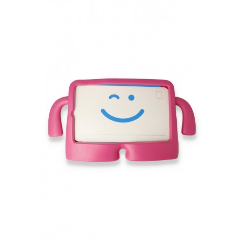 Newface iPad 9.7 (2018) Kılıf Karakter Tablet Silikon - Pembe