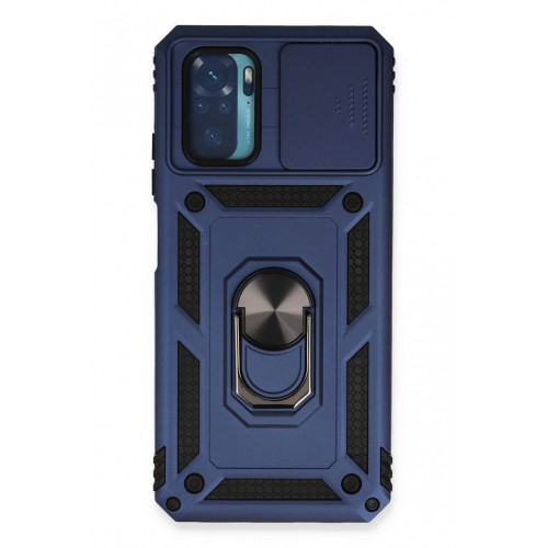 Newface Xiaomi Redmi Note 10 Kılıf Pars Lens Yüzüklü Silikon - Lacivert Newface Xiaomi Redmi Note 10 Kılıf Pars Lens Yüzüklü Silikon - Lacivert