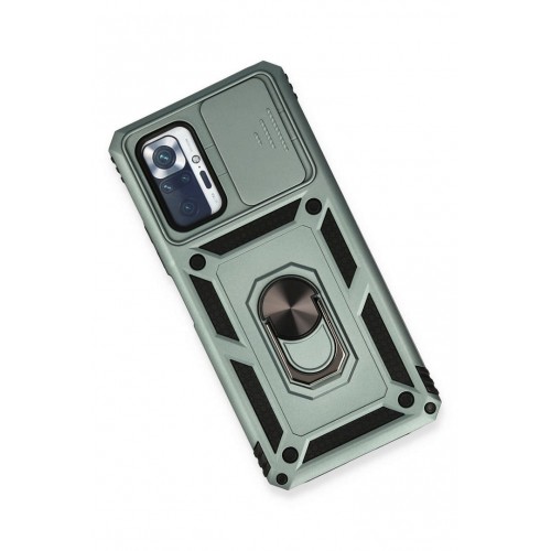 Newface Xiaomi Redmi Note 10 Pro Kılıf Pars Lens Yüzüklü Silikon - Yeşil Newface Xiaomi Redmi Note 10 Pro Kılıf Pars Lens Yüzüklü Silikon - Yeşil