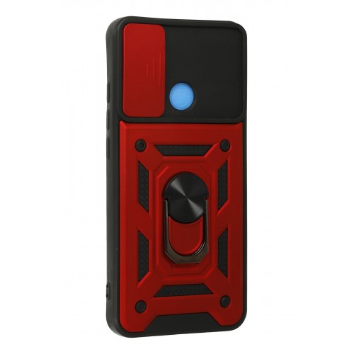 Newface Xiaomi Redmi 9C Kılıf Pars Lens Yüzüklü Silikon - Kırmızı Newface Xiaomi Redmi 9C Kılıf Pars Lens Yüzüklü Silikon - Kırmızı