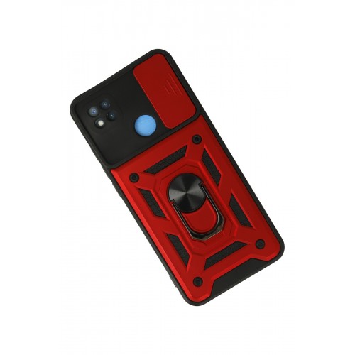 Newface Xiaomi Redmi 9C Kılıf Pars Lens Yüzüklü Silikon - Kırmızı Newface Xiaomi Redmi 9C Kılıf Pars Lens Yüzüklü Silikon - Kırmızı
