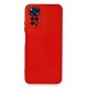 Newface Xiaomi Redmi Note 11 Kılıf Nano içi Kadife Silikon - Kırmızı Newface Xiaomi Redmi Note 11 Kılıf Nano içi Kadife Silikon - Kırmızı