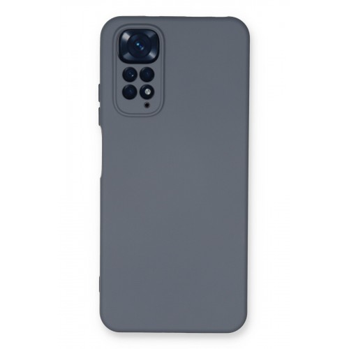 Newface Xiaomi Redmi Note 11 Kılıf Nano içi Kadife Silikon - Gri Newface Xiaomi Redmi Note 11 Kılıf Nano içi Kadife Silikon - Gri