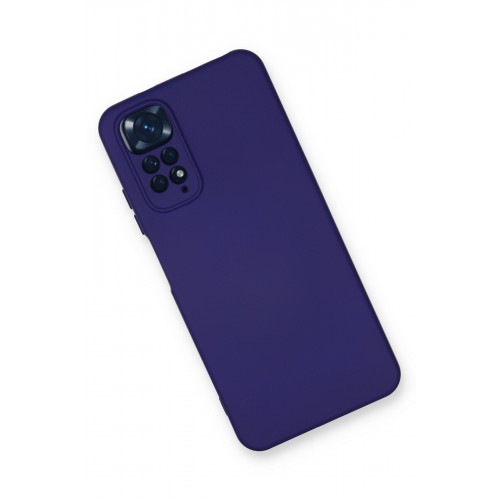 Newface Xiaomi Redmi Note 11 Kılıf Nano içi Kadife Silikon - Mor Newface Xiaomi Redmi Note 11 Kılıf Nano içi Kadife Silikon - Mor