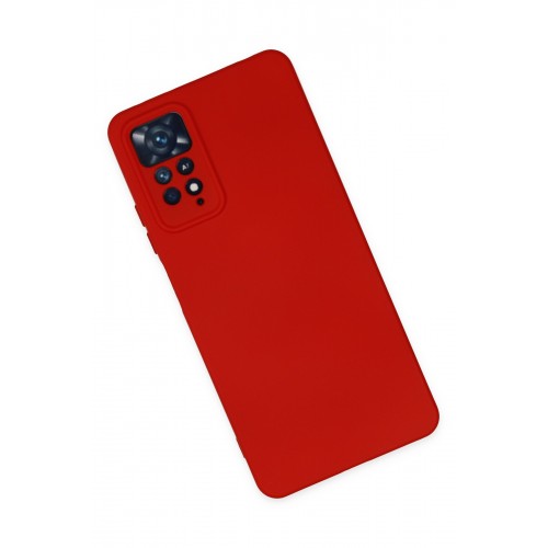 Newface Xiaomi Redmi Note 11 Pro Kılıf Nano içi Kadife Silikon - Kırmızı Newface Xiaomi Redmi Note 11 Pro Kılıf Nano içi Kadife Silikon - Kırmızı