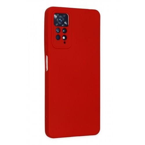 Newface Xiaomi Redmi Note 11 Pro Kılıf Nano içi Kadife Silikon - Kırmızı Newface Xiaomi Redmi Note 11 Pro Kılıf Nano içi Kadife Silikon - Kırmızı