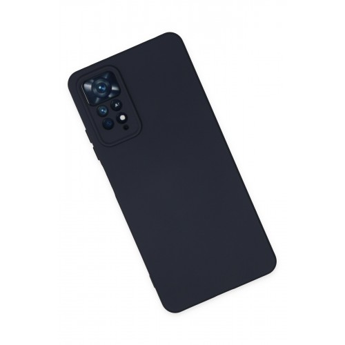 Newface Xiaomi Redmi Note 11 Pro Kılıf Nano içi Kadife Silikon - Lacivert Newface Xiaomi Redmi Note 11 Pro Kılıf Nano içi Kadife Silikon - Lacivert