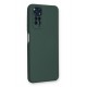 Newface Xiaomi Redmi Note 11 Kılıf Nano içi Kadife Silikon - Koyu Yeşil Newface Xiaomi Redmi Note 11 Kılıf Nano içi Kadife Silikon - Koyu Yeşil
