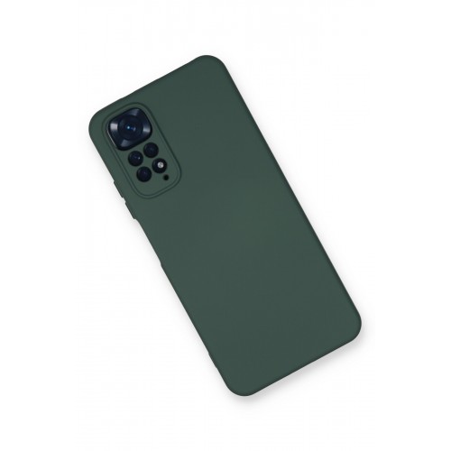 Newface Xiaomi Redmi Note 11 Kılıf Nano içi Kadife Silikon - Koyu Yeşil Newface Xiaomi Redmi Note 11 Kılıf Nano içi Kadife Silikon - Koyu Yeşil