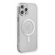 Newface iPhone 12 Pro Max Kılıf Magneticsafe Lazer Silikon - Gümüş Newface iPhone 12 Pro Max Kılıf Magneticsafe Lazer Silikon - Gümüş