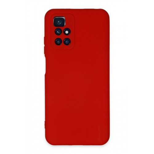 Newface Xiaomi Redmi Note 11 4G Kılıf Nano içi Kadife Silikon - Kırmızı Newface Xiaomi Redmi Note 11 4G Kılıf Nano içi Kadife Silikon - Kırmızı
