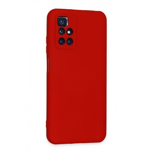 Newface Xiaomi Redmi Note 11 4G Kılıf Nano içi Kadife Silikon - Kırmızı Newface Xiaomi Redmi Note 11 4G Kılıf Nano içi Kadife Silikon - Kırmızı