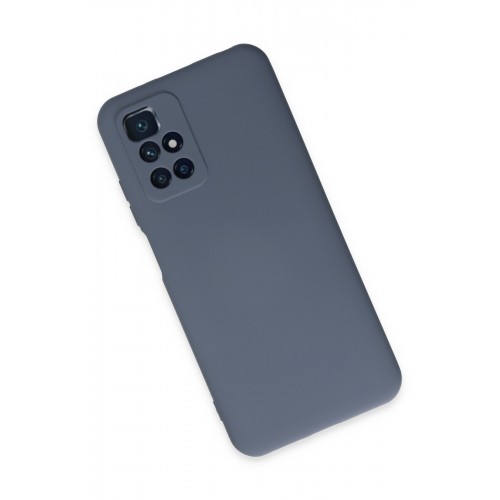 Newface Xiaomi Redmi Note 11 4G Kılıf Nano içi Kadife Silikon - Gri Newface Xiaomi Redmi Note 11 4G Kılıf Nano içi Kadife Silikon - Gri