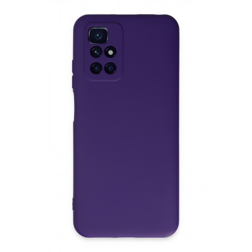 Newface Xiaomi Redmi Note 11 4G Kılıf Nano içi Kadife Silikon - Mor Newface Xiaomi Redmi Note 11 4G Kılıf Nano içi Kadife Silikon - Mor