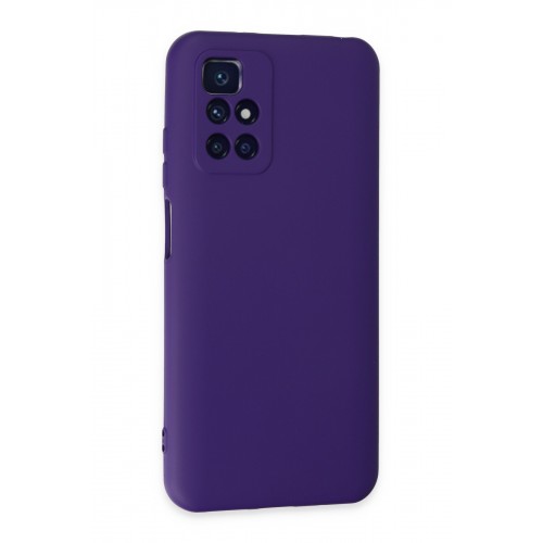 Newface Xiaomi Redmi Note 11 4G Kılıf Nano içi Kadife Silikon - Mor Newface Xiaomi Redmi Note 11 4G Kılıf Nano içi Kadife Silikon - Mor