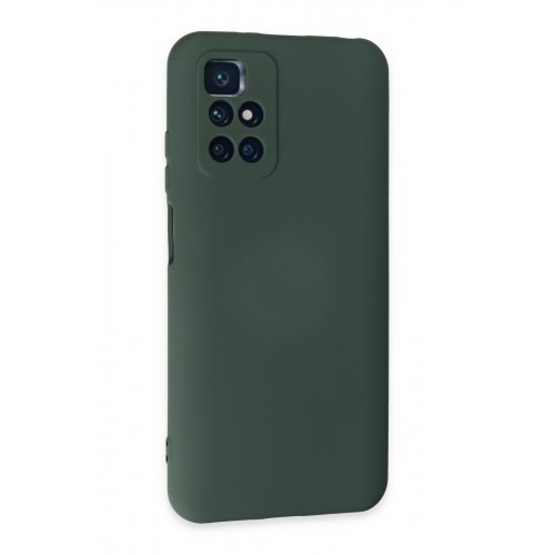 Newface Xiaomi Redmi Note 11 4G Kılıf Nano içi Kadife Silikon - Koyu Yeşil Newface Xiaomi Redmi Note 11 4G Kılıf Nano içi Kadife Silikon - Koyu Yeşil