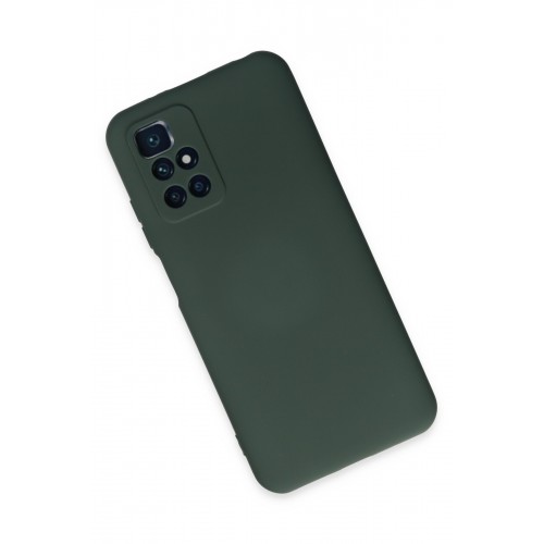 Newface Xiaomi Redmi Note 11 4G Kılıf Nano içi Kadife Silikon - Koyu Yeşil Newface Xiaomi Redmi Note 11 4G Kılıf Nano içi Kadife Silikon - Koyu Yeşil