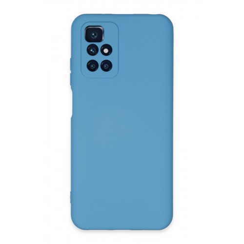 Newface Xiaomi Redmi Note 11 4G Kılıf Nano içi Kadife Silikon - Mavi Newface Xiaomi Redmi Note 11 4G Kılıf Nano içi Kadife Silikon - Mavi