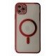 Newface iPhone 11 Pro Kılıf Magneticsafe Lazer Silikon - Kırmızı Newface iPhone 11 Pro Kılıf Magneticsafe Lazer Silikon - Kırmızı