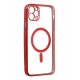 Newface iPhone 11 Pro Kılıf Magneticsafe Lazer Silikon - Kırmızı Newface iPhone 11 Pro Kılıf Magneticsafe Lazer Silikon - Kırmızı