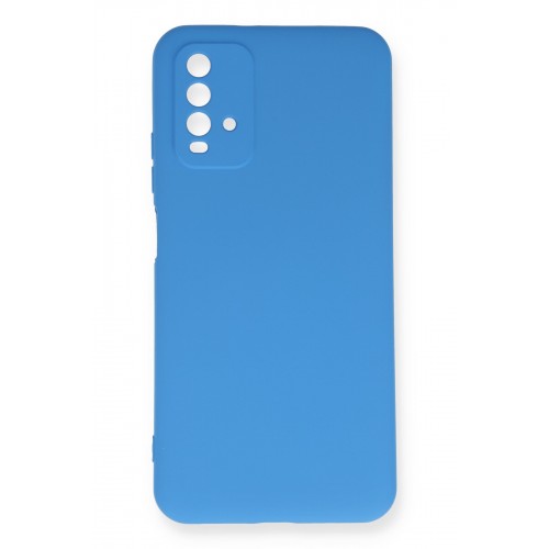 Newface Xiaomi Redmi Note 9 4G Kılıf Nano içi Kadife Silikon - Mavi Newface Xiaomi Redmi Note 9 4G Kılıf Nano içi Kadife Silikon - Mavi