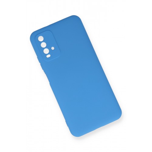 Newface Xiaomi Redmi Note 9 4G Kılıf Nano içi Kadife Silikon - Mavi Newface Xiaomi Redmi Note 9 4G Kılıf Nano içi Kadife Silikon - Mavi